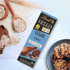 Imported Lindt HELLO Vegan Dark Cookie Chocolate 100g