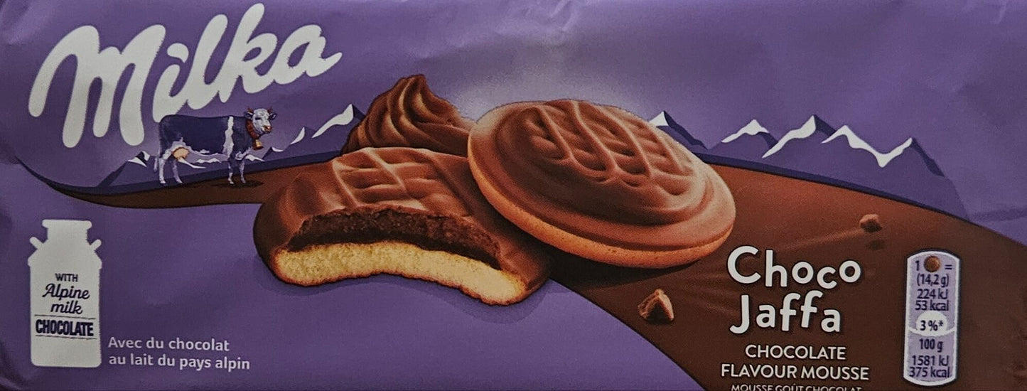 Milka Choco Jaffa Chocolate Biscuits – 128g | Imported Delight