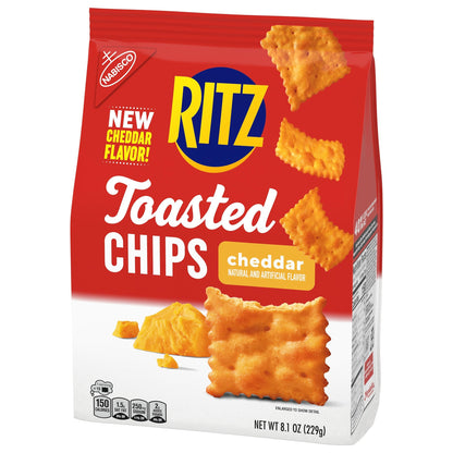 Ritz Toasted Chips Cheddar – 40% Less Fat, Oven Baked, 229g