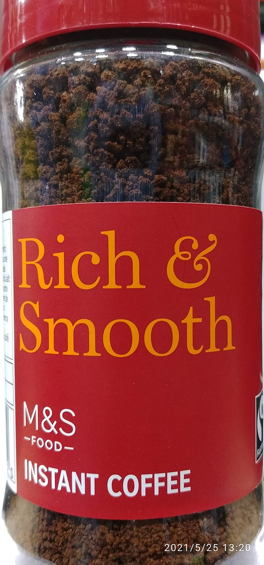 Marks & Spencer Rich & Smooth Instant Coffee 100g | Imported
