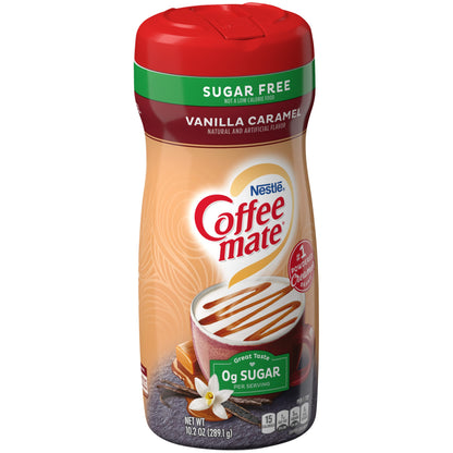 Nestle Coffee Mate Sugar-Free Vanilla Caramel – 289g | Imported