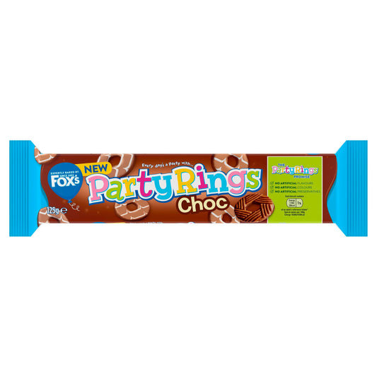 Fox's Party Rings Choc Biscuits 125g | Imported British Treat