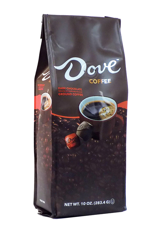Dove Dark Chocolate Flavored Medium Roast Ground Coffee – 283.4g | Imported
