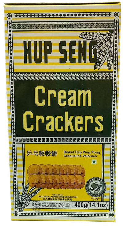 Hup Seng Classic Cream Crackers (Biskut Cap Ping Pong) 400g - Imported
