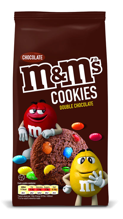 M&M Mars Double Chocolate Cookies – 180g | Imported Treat