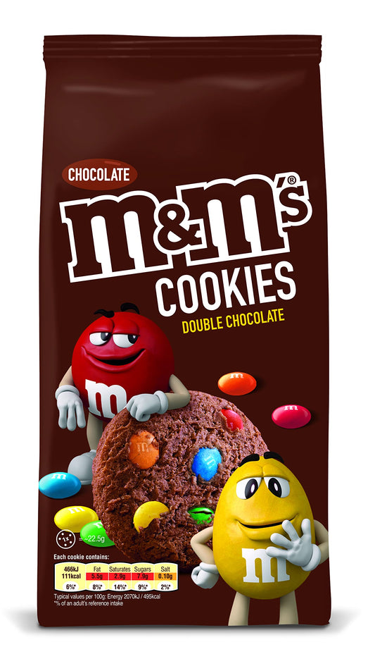 M&M Mars Double Chocolate Cookies – 180g | Imported Treat