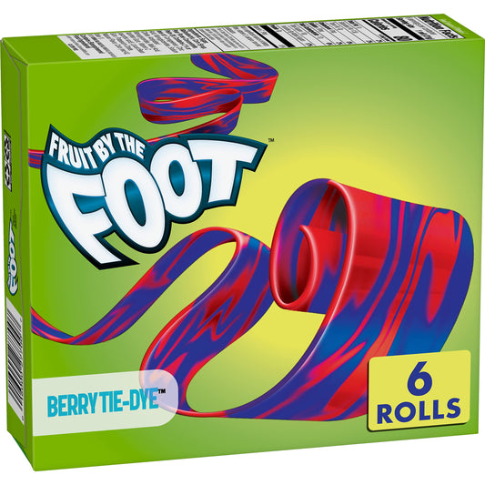 Betty Crocker Fruit by The Foot Berry Tie Dye Snack – 128g | Imported