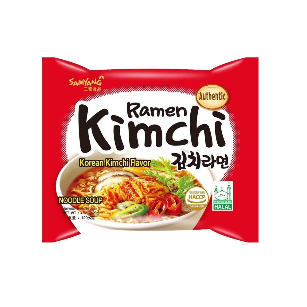 Samyang Vegetarian Kimchi Flavored Noodles – 140g | Imported