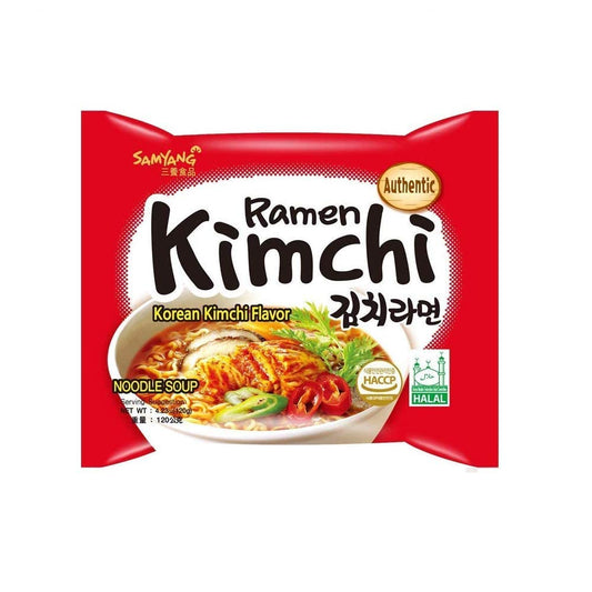 Samyang Vegetarian Kimchi Flavored Noodles – 140g | Imported