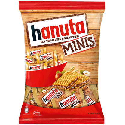 Ferrero Hanuta Minis Pouch 200g – Hazelnut Wafers | Imported