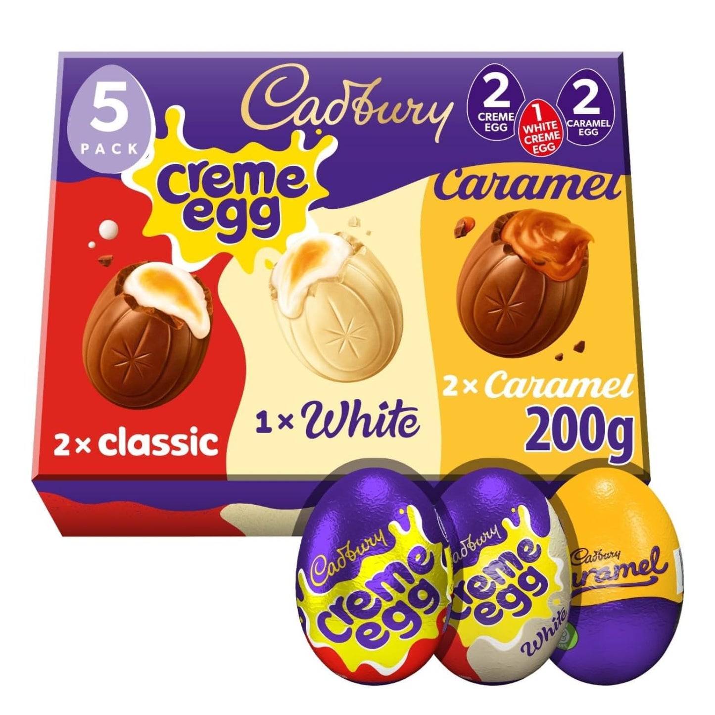 Cadbury Creme Egg Easter Assortment – 5 Pack (200g) | Imported& Easter Special