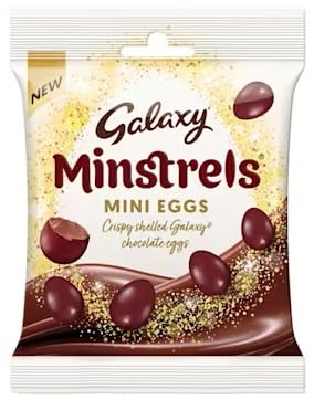 Galaxy Minstrels Mini Eggs Treat Bag 80g – Imported Chocolate from UK | IndyGood