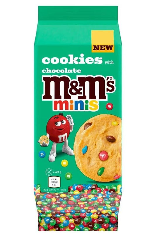 M&M's Minis Cookies with Chocolate Chips – 180g | Imported from USA