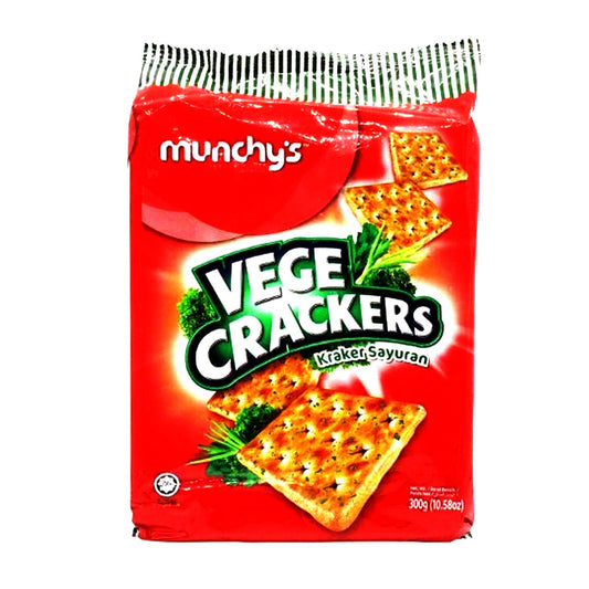 Munchy's Vege Crackers – 300g | Imported, Crispy & Light