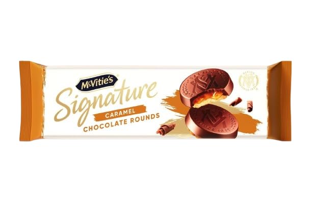 McVitie’s Signature Caramel Milk Chocolate Biscuit Rounds – 109g (Imported)