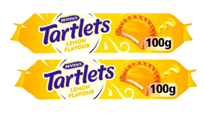 McVitie's Lemon Tartlets – Crunchy Biscuit with Zesty Center | Imported from UK