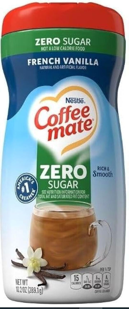Nestle Coffee Mate Sugar Free French Vanilla – 289g | Imported