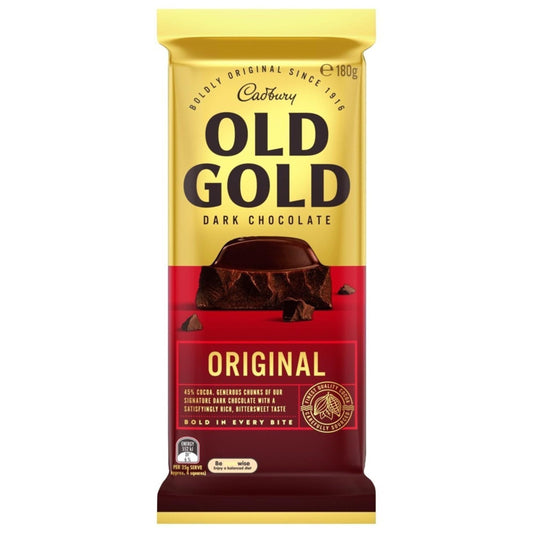 Cadbury Old Gold Dark Chocolate Original 180g | Imported