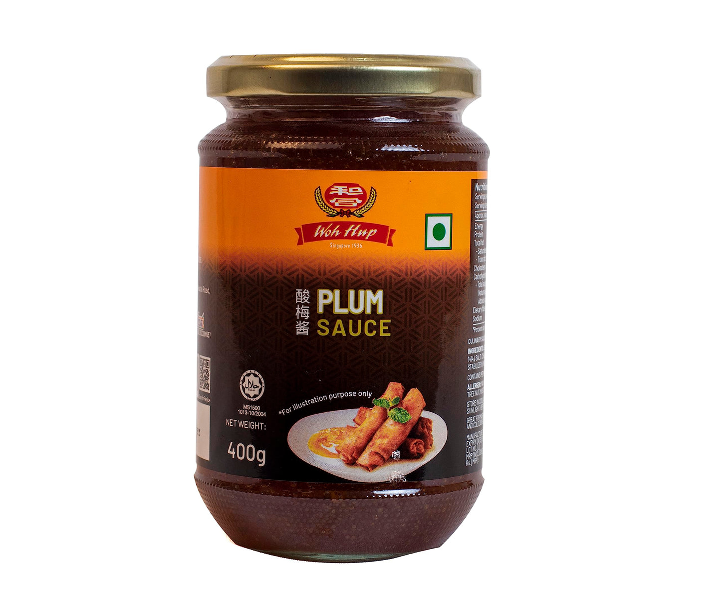 Woh Hup Plum Sauce - 400g | Imported & Authentic
