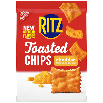 Ritz Toasted Chips Cheddar – 40% Less Fat, Oven Baked, 229g