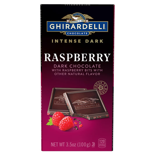 Ghirardelli Intense Dark Raspberry Chocolate – 100g | Imported