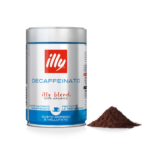 Illy Decaffeinated Ground Coffee | Imported