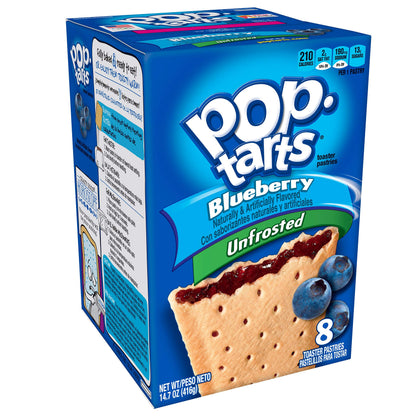 Pop-Tarts Unfrosted Blueberry – 416g | Imported Breakfast Treat