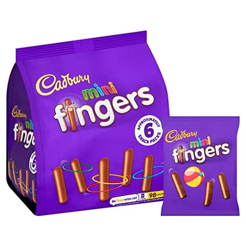 Cadbury Mini Fingers 6 Snack Packs – 115g | Imported