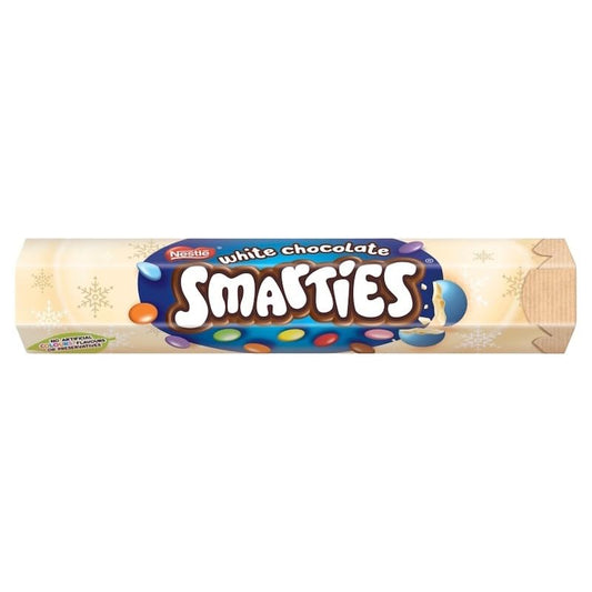 Nestle Smarties White Chocolate Candy Bar – 120g | Imported UK