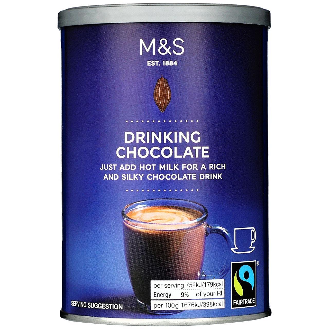 M&S Drinking Hot Chocolate – 250g | Imported & Rich Cocoa