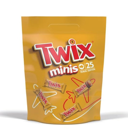 Twix Minis Chocolate Travel Edition – 25pcs Sharing Bag (Imported)