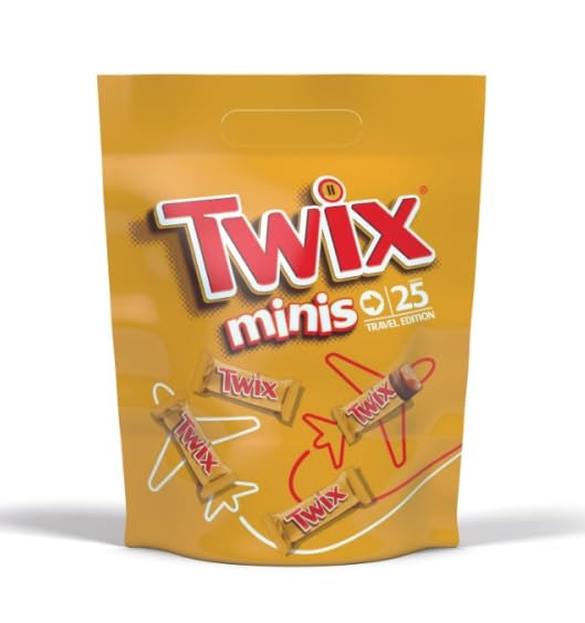 Twix Minis Chocolate Travel Edition – 25pcs Sharing Bag (Imported)