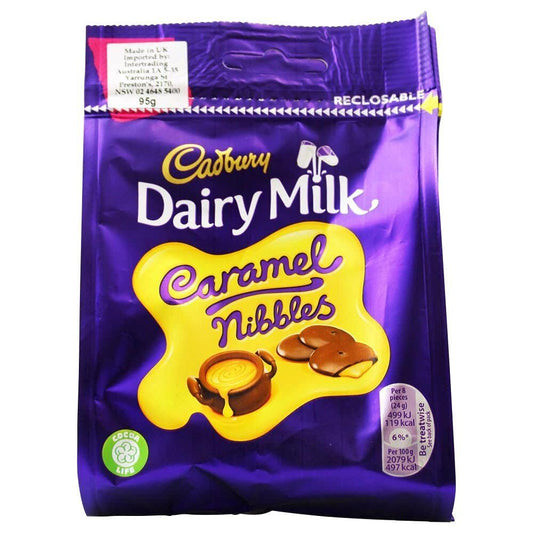 Cadbury Dairy Milk Caramel Nibbles – 85g | Imported Treat