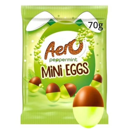 Nestle Aero Peppermint Mini Easter Eggs – 70g | Imported from UK