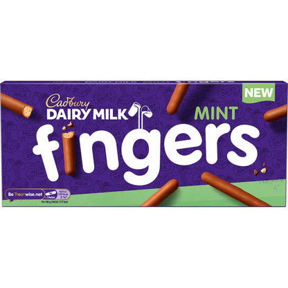 Cadbury Dairy Milk Mint Fingers – 114g | Imported Chocolate Treat