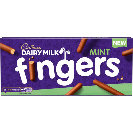 Cadbury Dairy Milk Mint Fingers – 114g | Imported Chocolate Treat