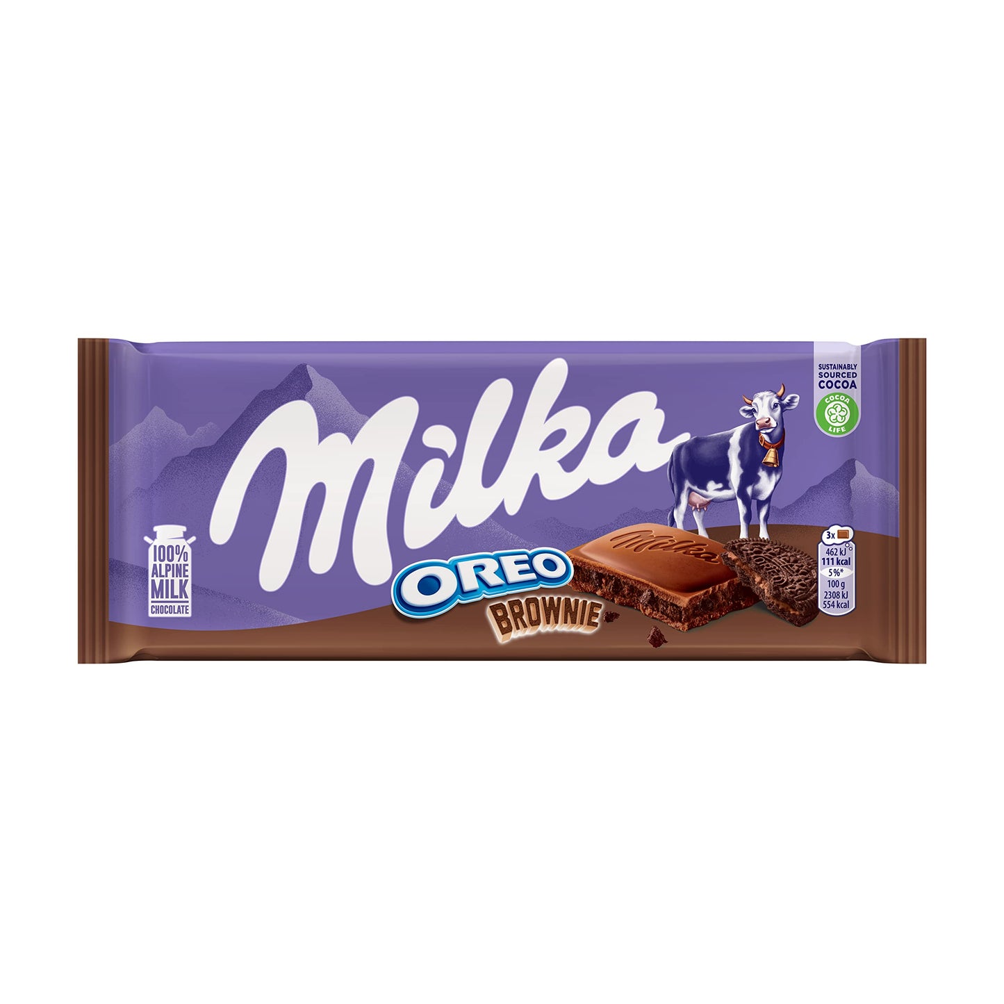 Milka Oreo Brownie Chocolate Bar – 100g | Imported Delight