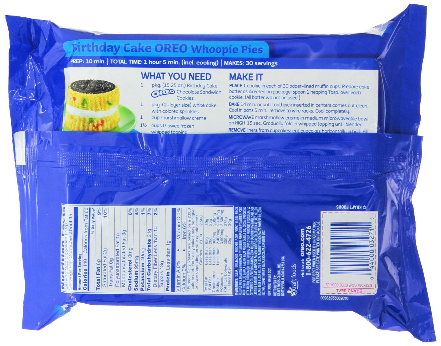 Oreo Birthday Cake Biscuits Pack 432g, Imported | Product of USA