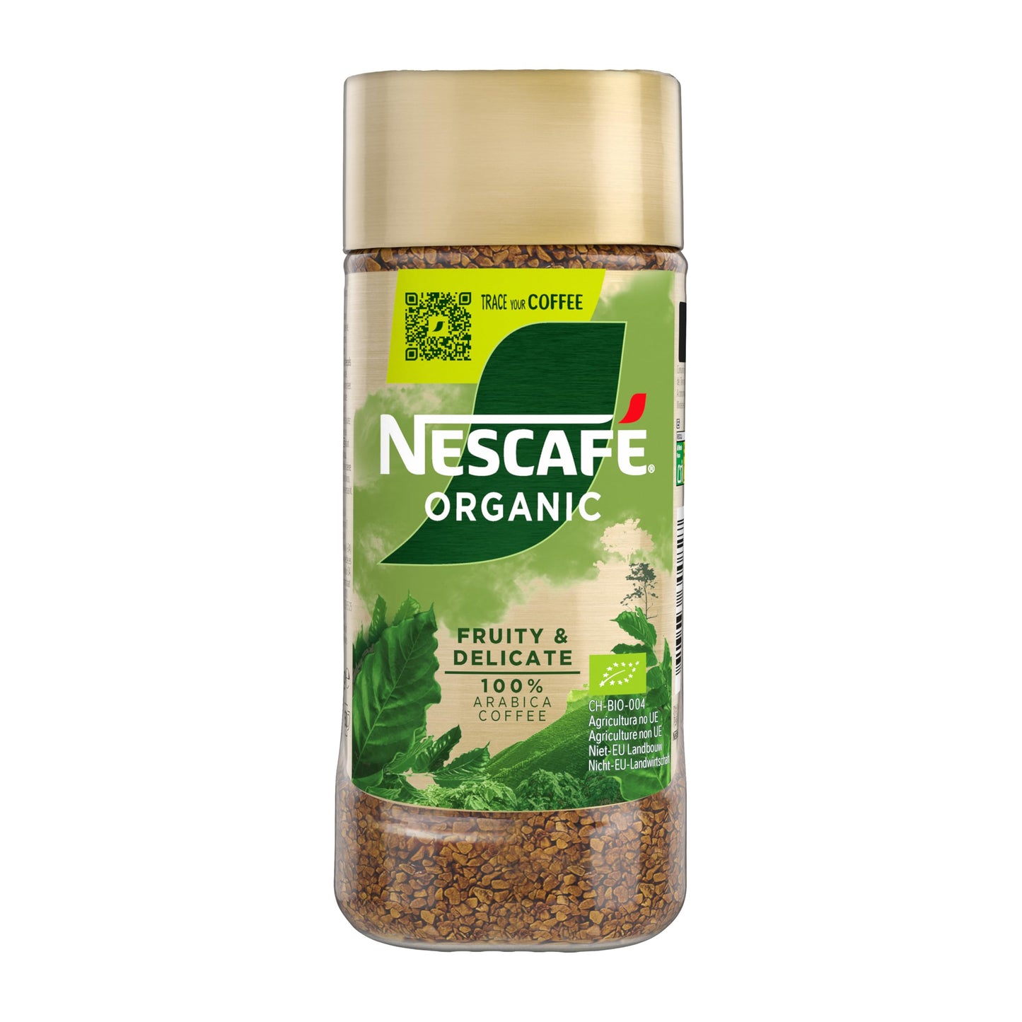 Nescafe Gold Organic Roast & Ground Coffee (100g Glass) Premium Blend- Imported