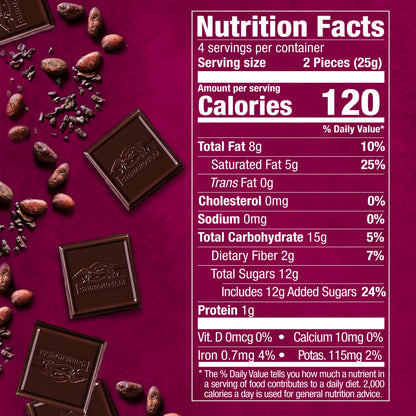 Ghirardelli Intense Dark Raspberry Chocolate – 100g | Imported