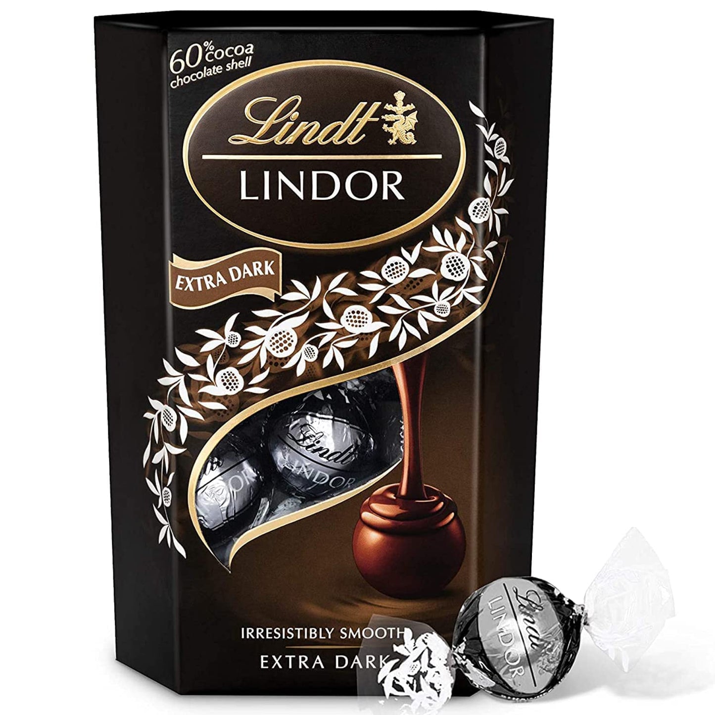 Lindt Lindor Extra Dark Truffles 60% Cocoa – 200g | Imported