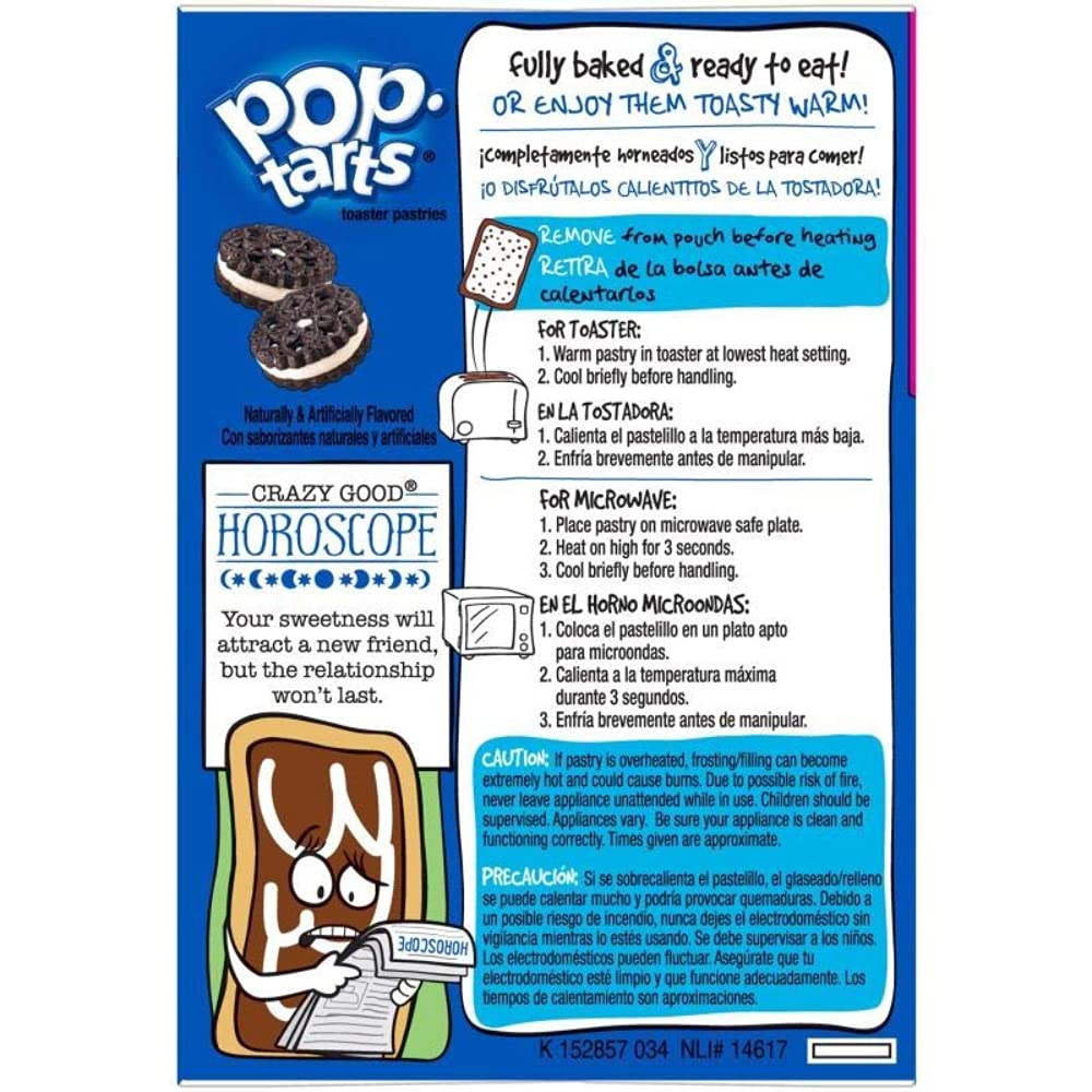 Pop-Tarts Frosted Cookies & Creme – 400g | Imported