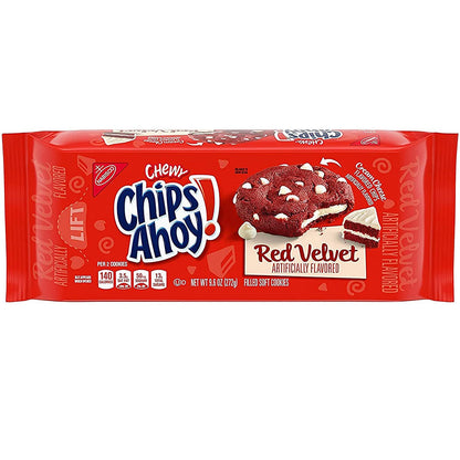 Chips Ahoy! Red Velvet Filled Soft Cookies - 368g | Imported | Breakage-Proof pack