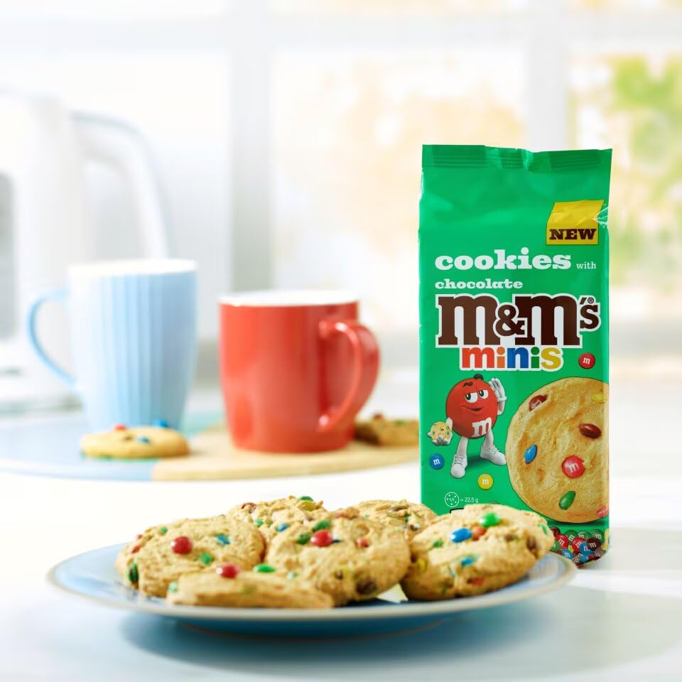 M&M's Minis Cookies with Chocolate Chips – 180g | Imported from USA