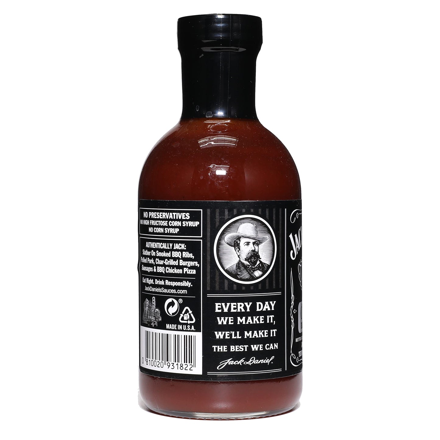 Jack Daniel's Original BBQ Sauce – 553g | Gluten-Free & Imported