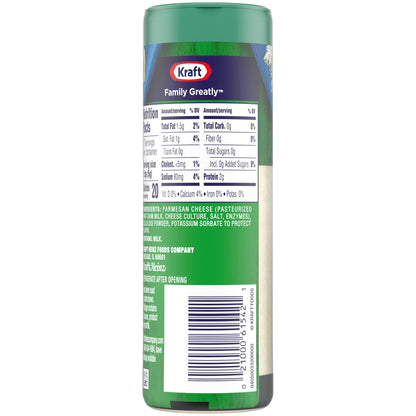 Kraft Parmesan Cheese 100% Grated - 85g (3oz) Imported from USA