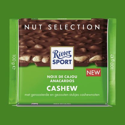 Ritter Sport Cashew Chocolate – 100g | Imported & Premium