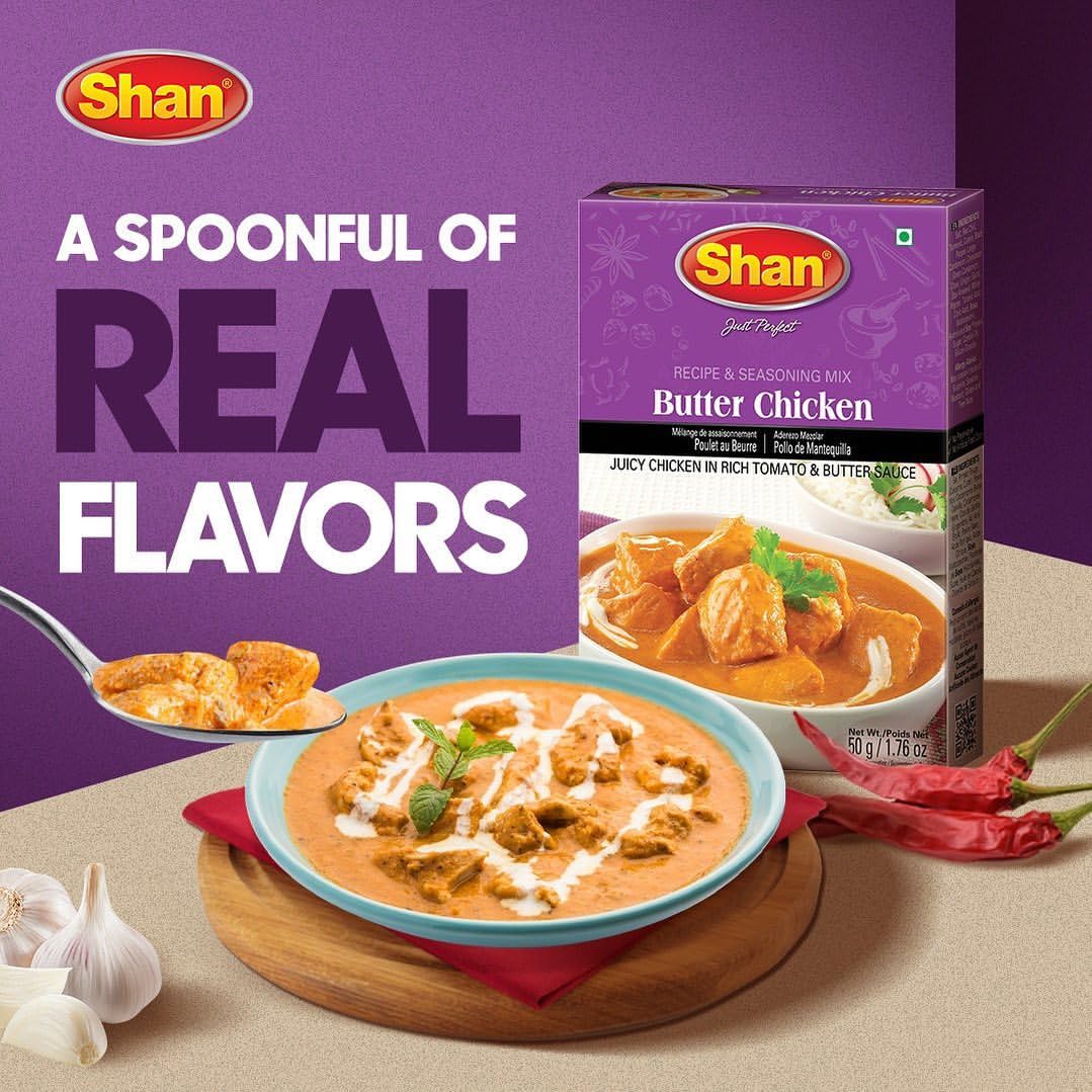 Shan Butter Chicken Masala, Imported 50g