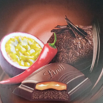 Lindt Edelbitter Mousse Maracuja Chilli Dark Chocolate 150g | Imported