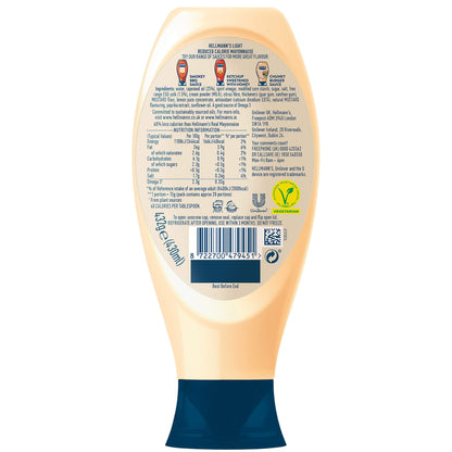 Hellmann's Light Mayonnaise 430ml – Imported | Low Fat & Creamy